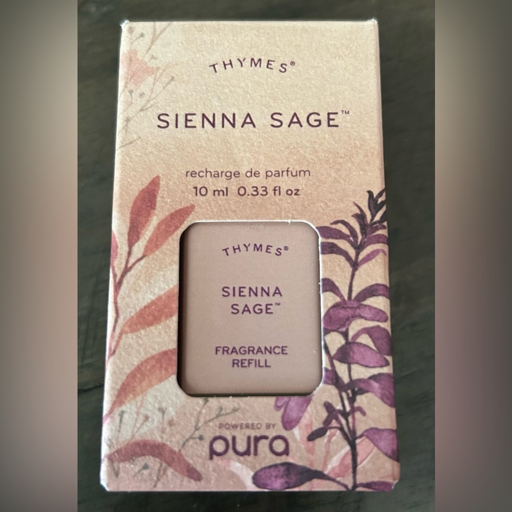 Pura home diffuser scent- “Sienna Sage” NIB